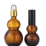 Uniform Spray Volume Essential Oil Dropper Bottles , 30ml / 50ml Amber Glass