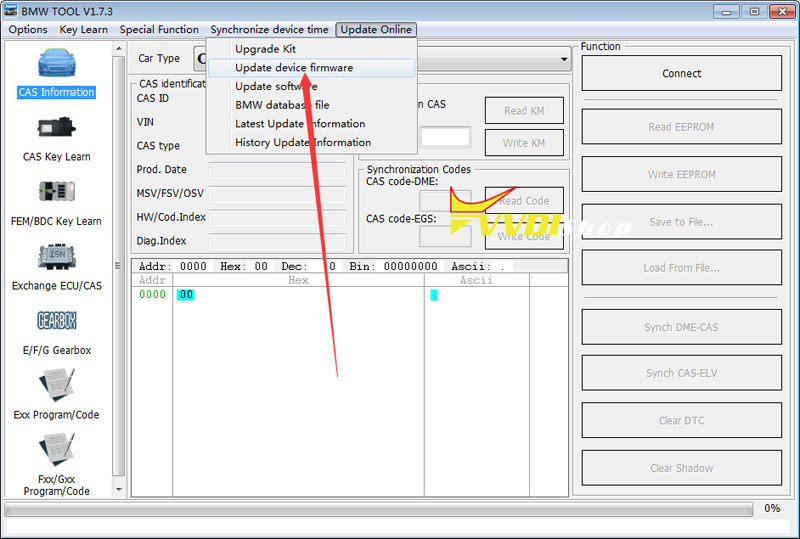 How to Update VVDI BIM Tool Firmware 1