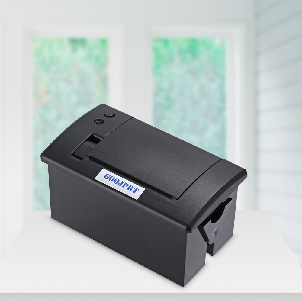Free Shipping 58mm Panel Mount Printer Black Colour Bluetooth Host Function