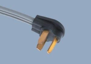 Wholesale UL CUL CSA Approved 30A 250V Heavy Duty Range NEMA 10-30P Electric Angle Plug Dryer American UL Power Cord from china suppliers