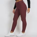 Women Burgundy Riding Breeches Quick Dry Silicone Grip Full Seat Riding Breeches
