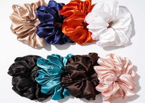 Wholesale Instagram large scrunchie smooth satin French elegant circle cloth circle Korean Internet celebrity rubber band from china suppliers