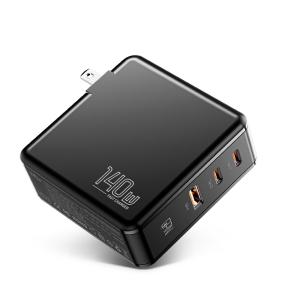 Wholesale Dual USB 2 Ports Travel 140w GaN Chargers Quick Charging Phone Accessories from china suppliers