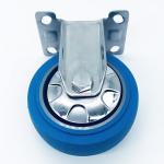 5 Inch TPR Rubber Rigid Stainless Steel Caster Wheels