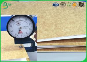 Wholesale One Side Coted White Top Linerboard , Kraft Paper Rolls For Food Packaging Box from china suppliers