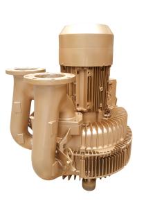 Wholesale Vertical High Pressure Side Channel Air Blower , Aluminium Alloy Air Ring Blower from china suppliers