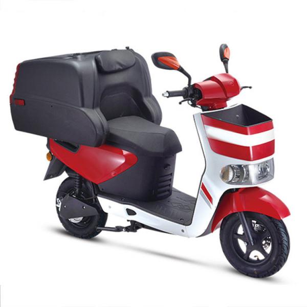 Shock Absorption Long Range Electric Scooter , Electric Moped Motorcycle 10 Inch