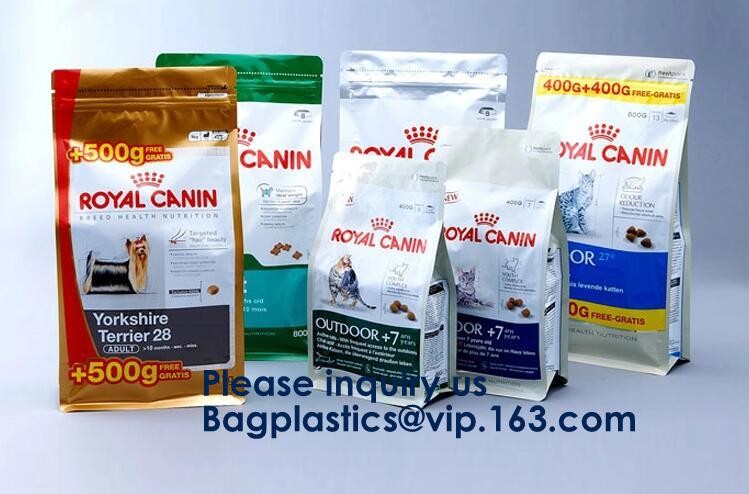 Flat Bottom Pouch / Box Pouch For Food,Side Gusset Bag Flat Bottom Square Bottom Side Gusset Bag With Zipper