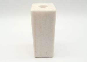 Wholesale Dinner Party Stone Candle Holders , Marble Candlestick Holders 5 x 5 x 13 cm from china suppliers