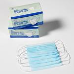 Blue Disposable Earloop Face Mask , 3 Ply Non Woven Face Mask Personal Care
