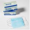 Buy cheap Blue Disposable Earloop Face Mask , 3 Ply Non Woven Face Mask Personal Care from wholesalers
