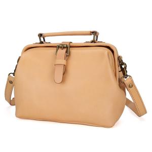 Wholesale Retro Genuine Leather Top Layer Vegetable Tanned Cowhide Sen Series Ins Crossbody Bag from china suppliers