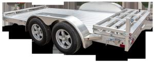 Wholesale 5 X 3 Tandem Axle Aluminum Trailer , Solid Axle Aluminum Box Trailer from china suppliers