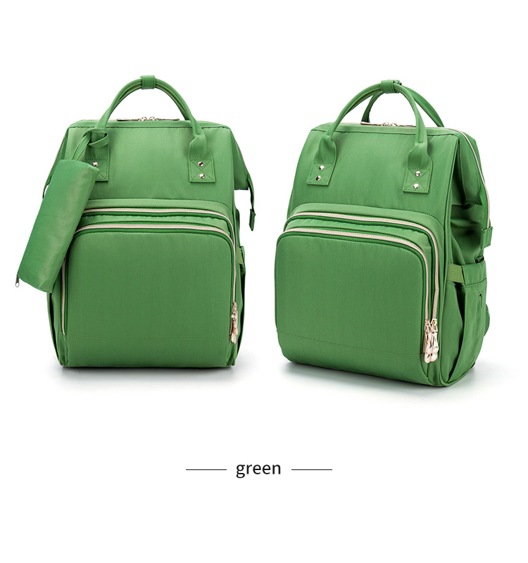 Multifunctional Adventure Diaper Bag Backpack With USB D Buckle Trailer Design