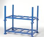 Industrial Powder Coating Equipment Storage Steel Cubic Pallet Stacking Frame
