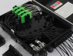 Waterproof Terminal Box 2 Inlet 16 Outlet 16 Ports Ftth Fiber Optic Distribution