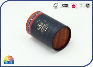 Wholesale Matte Imitation Wood Grain Paper Food Tube Packaging 4c Print from china suppliers