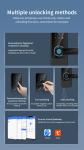 Tuya TTlock Biometric Interior Door Locks S810 Auto Door Locks For Home