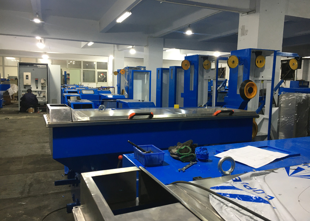 Chinese Brand New 3mm To 0.4mm Intermediate Wire Drawing Machine With Annealer For 1.5 2.5 Electric Cable
