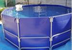 15000L PVC Tarpaulin Round Fish Pond For Aquaculture Fish Pond Plastic Tank