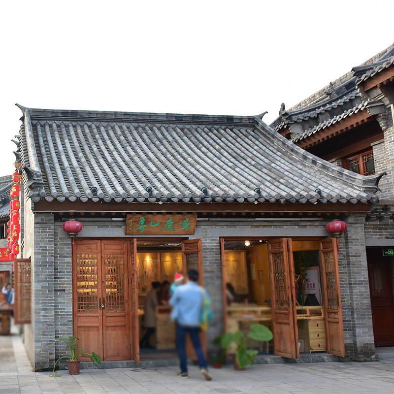 Japanese Flat Asian Style Roof Tiles House Handmade 220mm 200mm
