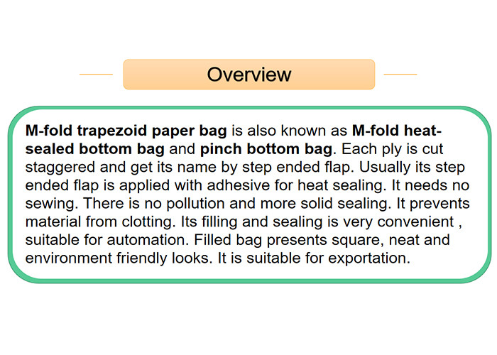 Recycled Pasted Trapezoidal 120gsm Sewn Open Mouth Bags Pinch Bottom