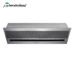 2024 SS304 Silver Ceiling large air volume Recessed Air Curtain Doors