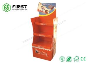 Wholesale Recyclable POP Carton Paper Promotion Snacks Cardboard Floor Display Stand from china suppliers