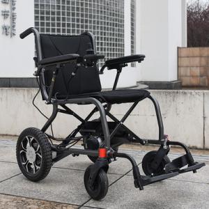 Wholesale Handicapped 16AH Classic Folding Electric Wheelchair Aluminum Alloy from china suppliers