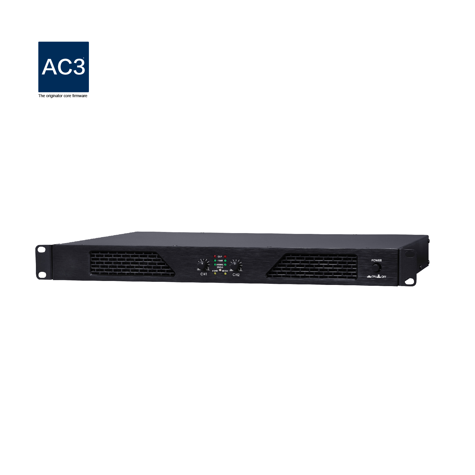 Lightweight 1U digital karaoke amplifier