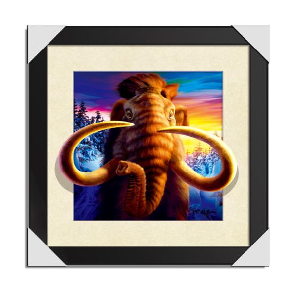 Custom Lenticular Image Printing For Gift , 5d Animal Collage Poster 15.7x15.7
