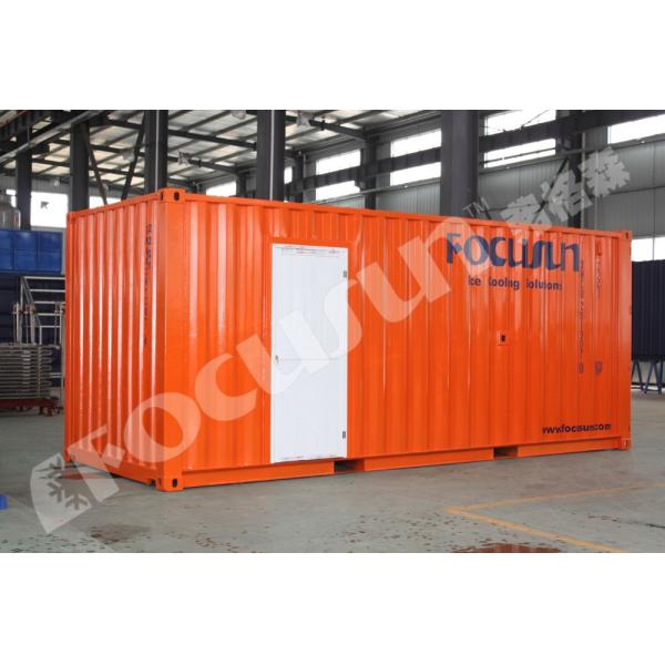 Industrial Cooling Solution 10T/Day Containerized Flake Ice Machine with Air Cooling