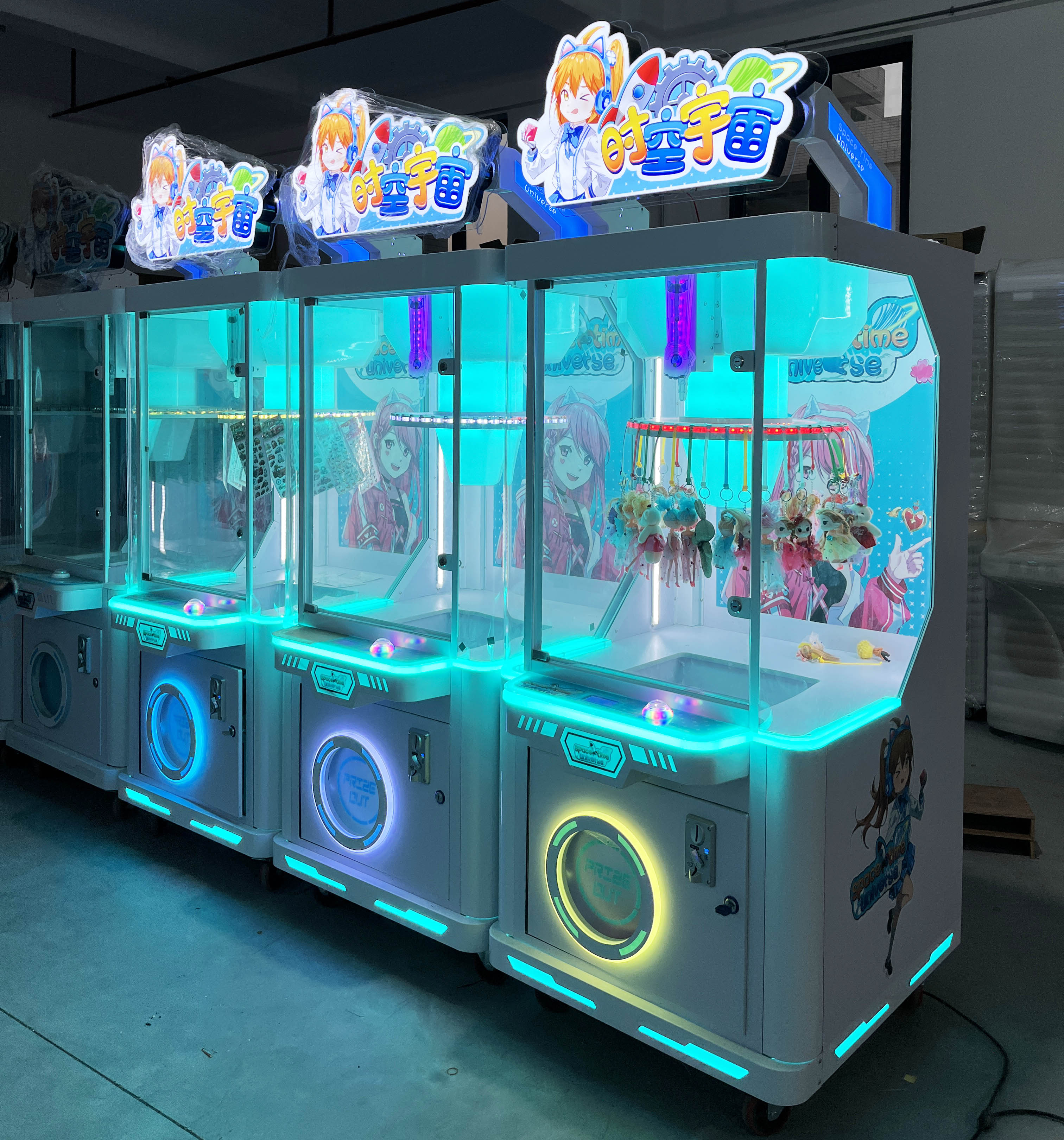Dreamland exclusive single player hit the prize machine push toys crane vending machine for gifts