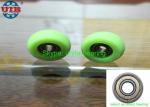 High Carbon Steel Bearing Housing Types , 605 ZZ Plastic Wrapped Wheel Bearing
