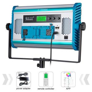 Wholesale 18000lux RGB LED Video Light Aluminum Alloy , 95RA Professional Photo Studio Lights from china suppliers