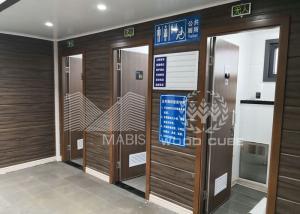 Wholesale Convenient Prefabricated Modular Toilets , Q550 Standard Steel Luxury Mobile Toilets from china suppliers