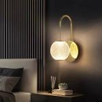 Modern Light Luxury Dragon Bead Restaurant Spherical Lamp Bedroom Wall Lamp