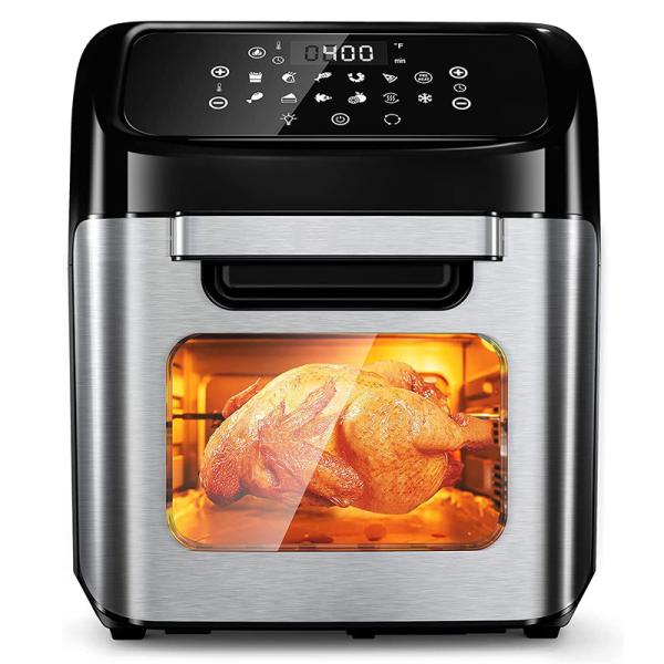 Smart electric digital No Oil 12L Food Grade Stainless Steel Hot Digital Air