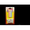 Buy cheap No Fading Strip Spiral Birthday Candles With Football Shaped Plastic Holder from wholesalers