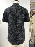 Summer Printed Short Sleeve Shirts 100% Viscose Printed Silk Shirt Mens