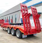 Hot Sale 40/60/80 Ton Low Loader Truck Trailer | Tri Axle Low Loader for Sale in