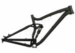 Aluminum AM Full Suspension Bike Frame 27.5 Inch Lightweight Black Color