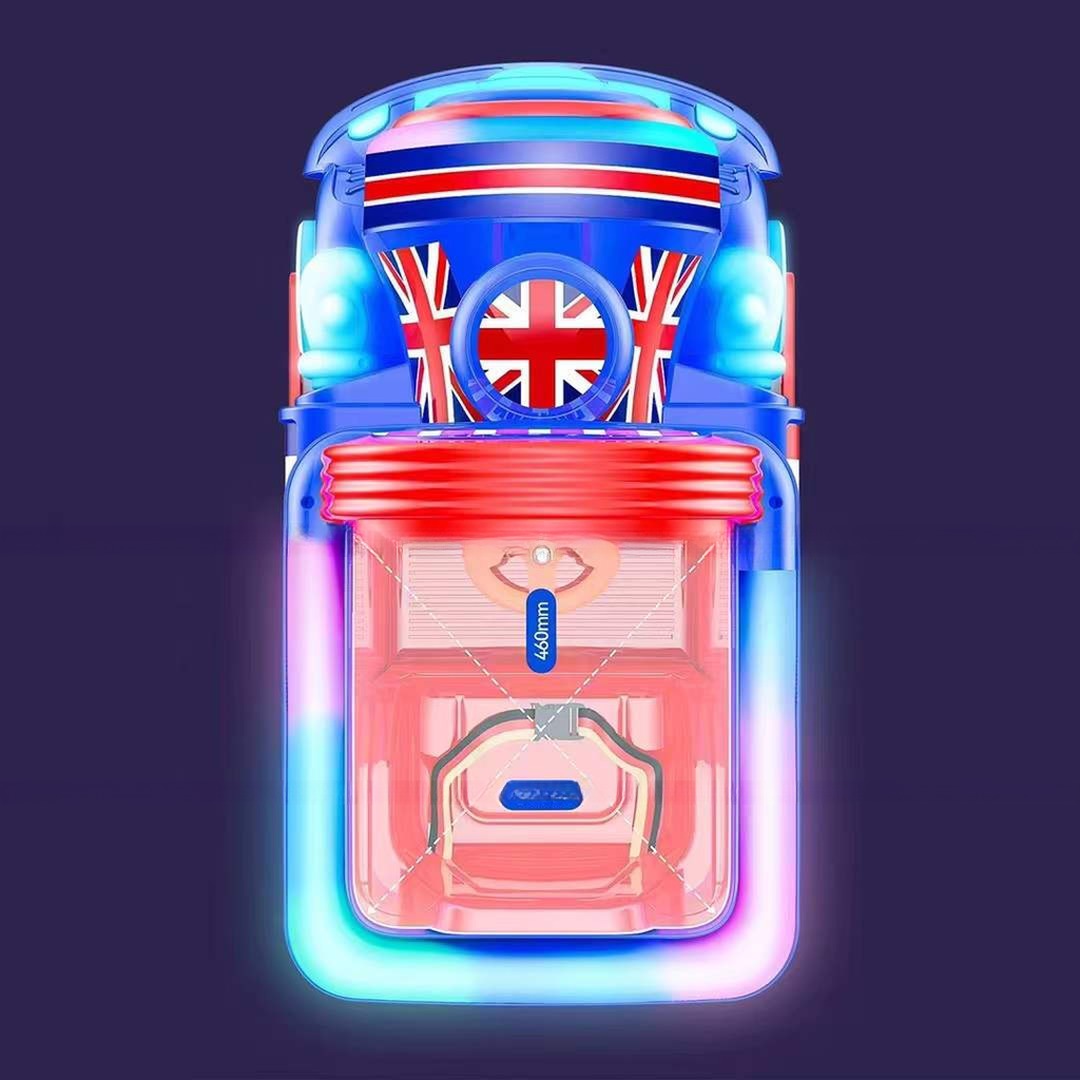 Happy kids british train coin operated kiddie rides for shopping mall