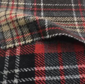 Wholesale 58 Inch Red Plaid Tweed Fabric 800gsm Wool Tweed Upholstery Fabric from china suppliers