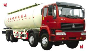 Wholesale Howo 8X4 Bulk Cement Tank Truck HW19710 12 Wheelers Diesel Fuel from china suppliers