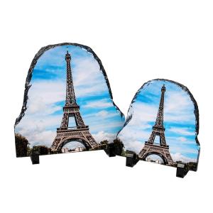 Wholesale Semi Circle 15*15*0.9cm Sublimation Photo Rock Slate from china suppliers
