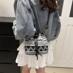 NEW CHINESE NATIONAL WIND ARMPIT BUCKET BAG SIMPLE FASHION TREND SUMMER NEW