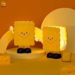 Wholesale Biscuit LED Desk Lamp USB Charging Dimming Eye Protection Soft Light Children'S Gift from china suppliers