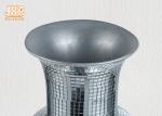 Classic Mirror Mosaic Fiberglass Planters Table Vases For Home Hotel Wedding