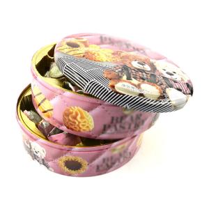 Wholesale Wholesale Customized Round Nested Christmas Gift Tin Set Chocolate Biscuit Cookie Tin from china suppliers
